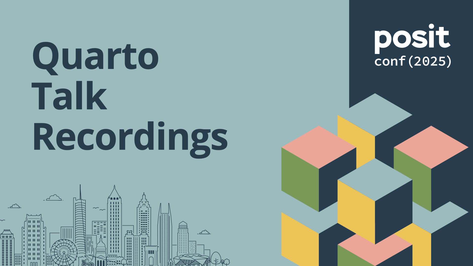 posit::conf(2025) 강연 기록